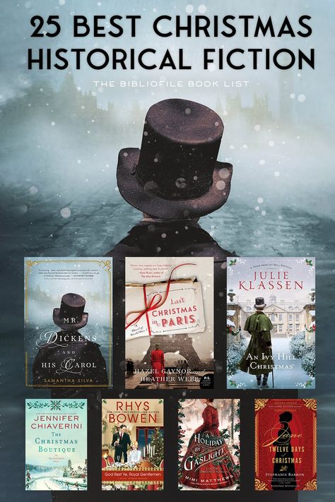 25 Best Christmas Historical Fiction Books for the Holidays - The Bibliofile Best Christmas Fiction Books, Christmas Historical Fiction Books, Christmas Fiction Books, Good Historical Fiction Books, Books To Read In Winter, Christmas Novels, December Books, Holiday Reading List, Book Tbr