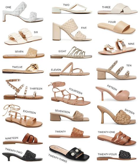 Must Have Summer Shoes, Summer Women Shoes, Footwear Sandals, Heels Sandals For Women, New Footwear For Women, Footwear Styling, Sandal Style, Beautiful Sandals Heels, Types Of Footwear