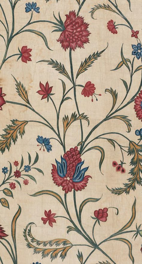 MAP Academy – Histories of Indian Art Indian Chintz Prints, Indian Textiles Aesthetic, South Indian Patterns, South Asian Patterns, Indian Textile Patterns, Indian Motifs Traditional, India Art Patterns, Indian Textile Prints, South Asia Map