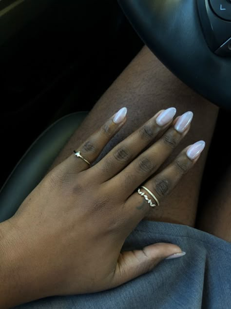 Black Skin Nails, Nails Dark Skin, Upgrade Yourself, Natural Nails Manicure, Natural Acrylic, Nails Neutral, Natural Acrylic Nails, Acrylic Toe Nails, Skin Hand