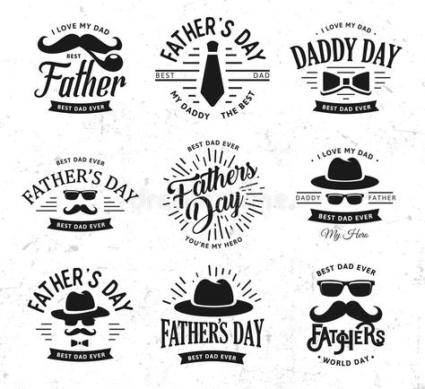 Fathers Day Logo, Day Logo Design, Embroidering Ideas, Notice Board Decoration, Light Grunge, Day Logo, Hot Biker Guys, Grandparents Day Gifts, Fathers Day Cake