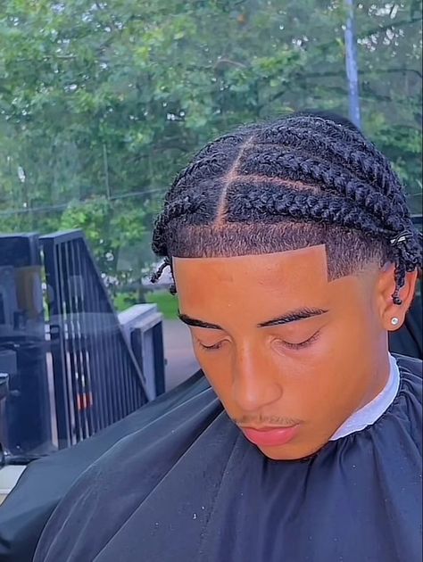 Cornrow Braids Men, Hair Twists Black, Hairstyles Thick Hair, Cornrow Hairstyles For Men, Thick Braid, Mens Hairstyles Thick Hair, Human Decency, Cute Black Guys, Mens Braids