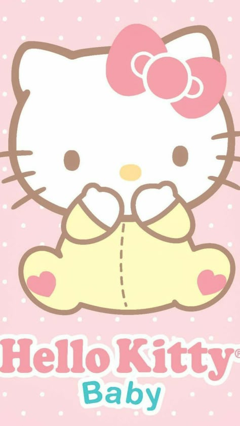 Hello Kitty Bebe, Background Sanrio, Backgrounds Hello Kitty, Hello Kitty Baby Shower, Hk Wallpapers, Hello Kitty Theme, Happy Kitty, Hello Sanrio, Kitty Theme