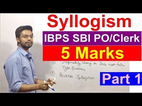 Random YouTube Video on vTomb - Syllogism For SBI Clerk 2018 | Bank Po | IBPS | RRB | Rules| Examples| Tricks | Shortcuts Part 1 Sbi Clerk, Bank Po, Dear Students, Mock Test, Online Coaching, Youtube Video, Youtube Videos, Education