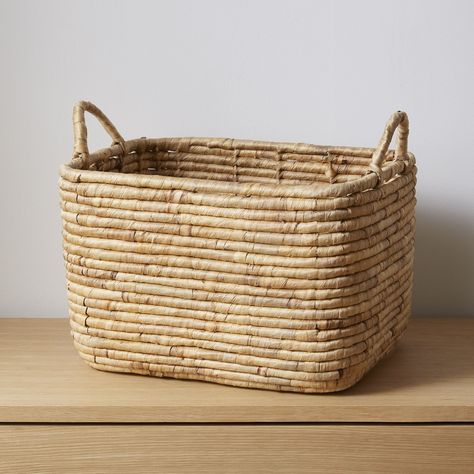 Woven basket decor