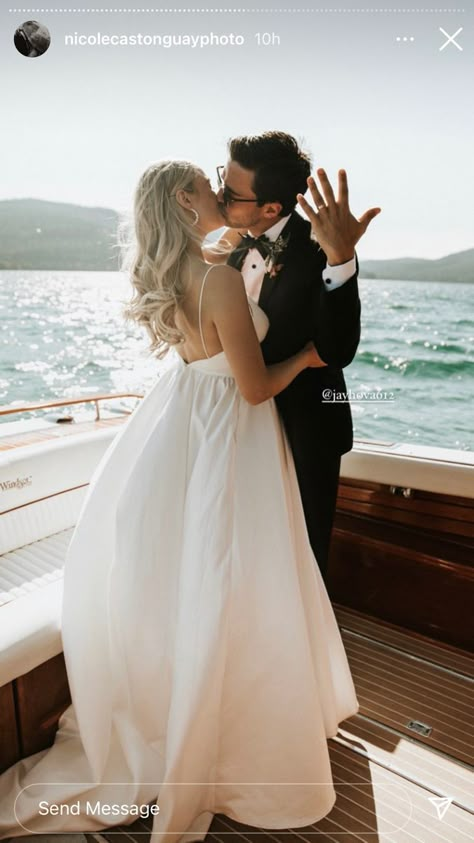 Montana Bride, Boat Photoshoot, Glacier National Park Wedding, Yacht Wedding, Boat Wedding, Boat Cruise, Cruise Wedding, Montana Wedding, Lakeside Wedding