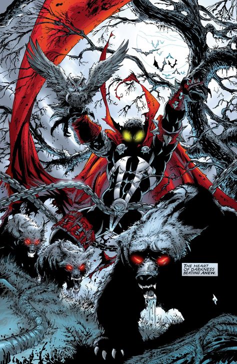 Written by: Todd McFarlane Penciler by: Greg Capullo Inker by: Todd McFarlane & Danny Miki (assistant) Colorist(s) by: Brian Haberlin and Dan Kemp Lettered & edited by: Tom Orzechowski (copy editor) Published by: Todd McFarlane Productions (Image Comics) Spawn Characters, Spawn 1, Al Simmons, Soldier Graphic, Spawn Comics, Filmmaking Inspiration, Heart Of Darkness, Greg Capullo, Todd Mcfarlane