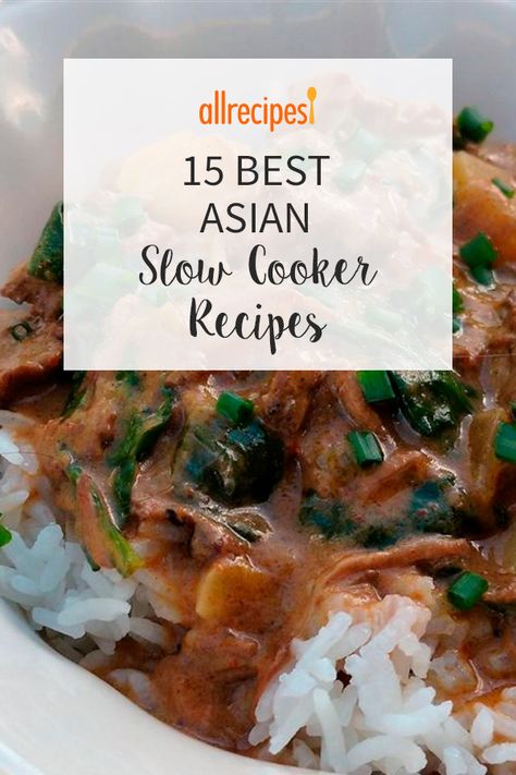 Chinese Crock Pot Recipes, Asian Inspired Crock Pot Recipes, Crockpot Asian Soup Recipes, Crockpot Vietnamese Recipes, Crockpot Japanese Recipes, Asian Crockpot Meals, Slow Cooker Japanese Recipes, Crockpot Thai Recipes, Unique Crock Pot Recipes