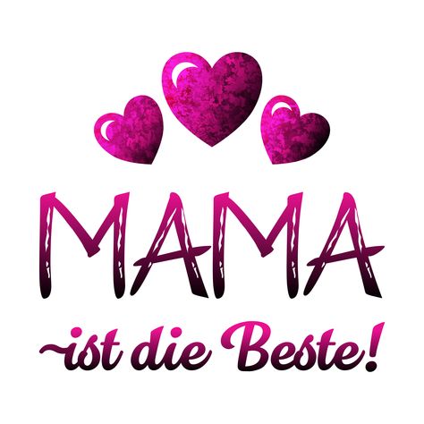 Farbenfrohes Design für die beste Mama der Welt - Design by AJK-Bilderwelt: #mama #mutter # mum #mam #muttertag #mothersday #herz #hearts #pink #thankful #dankbar #kompliment #lob #fest #familie #liebe #ajk-bilderwelt #ajk #alfredjosefknapp Beste Mama, Especially For You, Birthday, Quick Saves, Design, Art