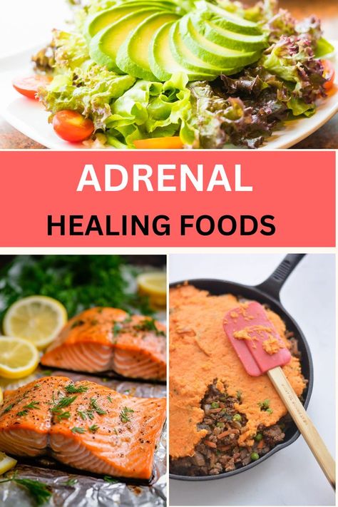 Adrenal Healing Foods Adrenal Fatigue Breakfast Ideas, Adrenal Body Type Diet, Adrenal Gland Diet, Hormone Balance Tea, Adrenal Healing, Low Cortisol, Adrenal Diet, Hormone Balancing Smoothie, Body Type Diet