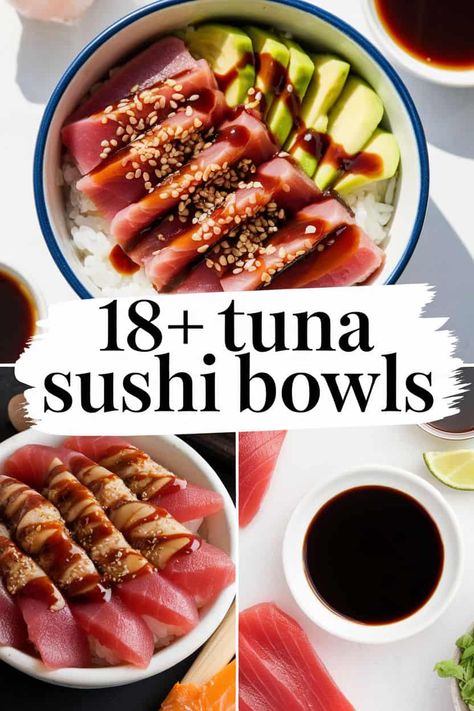 Treat yourself to tasty tuna sushi bowls that are fun to make and good for you. These flavorful meals are perfect for lunch or dinner. Packed with healthy ingredients like fish rice avocado and soy sauce these bowls will satisfy your hunger while making your taste buds dance. Enjoy! https://ostrali.com/tuna-sushi-bowl Sushi Grade Tuna Recipes, Sushi Bowl Meal Prep, Tuna Sushi Bowl, Spicy Tuna Sushi, Rice Avocado, Sushi Bowl Recipe, Breakfast Tacos Recipe, Sushi Bowls, Fish Rice