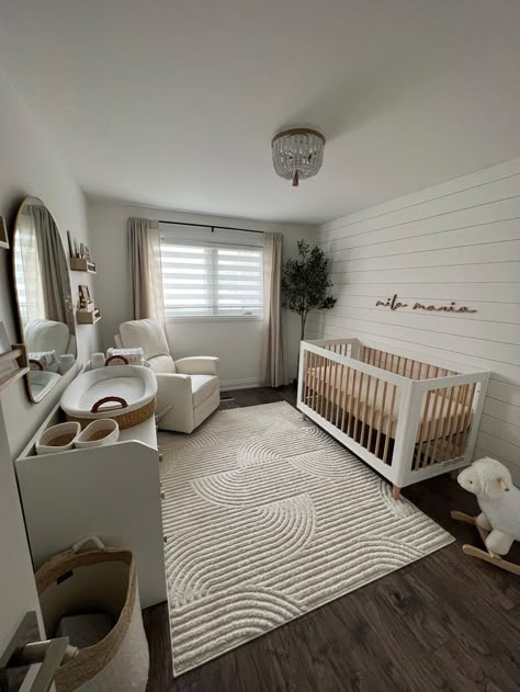 Jordan Nursery, Mommy And Baby Room Combined, Basic Nursery, Charlotte Nursery, Organic Modern Nursery, Simple Baby Nursery, Simple Nursery Ideas, Cute Nursery Ideas, Boho Nursery Ideas