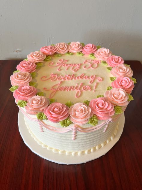 Floral Round Cake, Fair Cake Ideas, Fair Cake, Birthday Cake Roses, Floral Cake Design, Super Sweet 16, Cakes With Flowers, 20th Bday, Tier Cakes