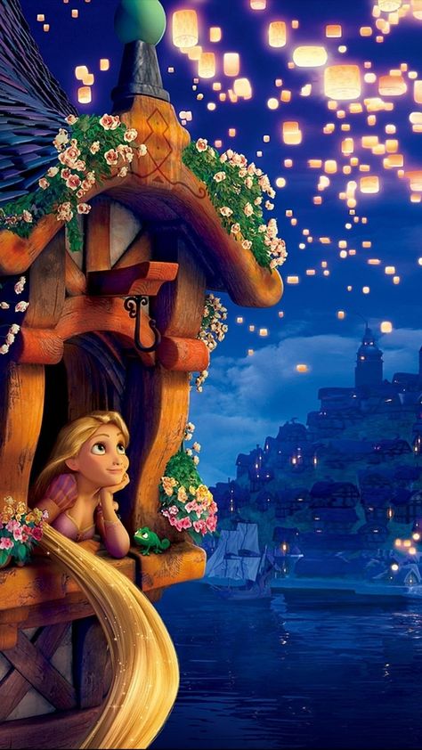 Tangled Wallpaper Tangled Wallpaper, Whats Wallpaper, Rapunzel Disney, Wallpaper Estetika, Disney Wallpapers, Wallpaper Iphone Disney Princess, Disney Paintings, Images Disney, Wallpaper Disney