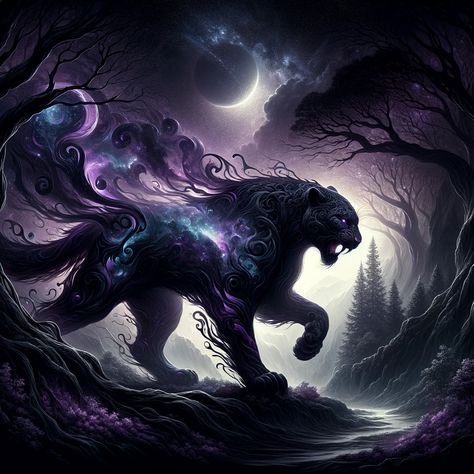 Mystical Creatures Mythology, Magic People, Magical Beasts, Magical Animals, Monster Manual, Creature Fantasy, Panther Art, Mythical Creatures Fantasy, Mystical Animals