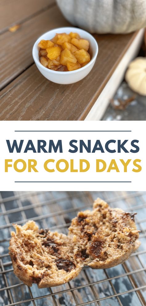 Food Good For Colds, Snacks For Cold Weather, Cold Day Baking Ideas, Snacks For Snow Days, Winter School Snacks, Healthy Hot Snacks, Healthy Car Ride Snacks, January Snacks For Kids, Sick Day Snacks