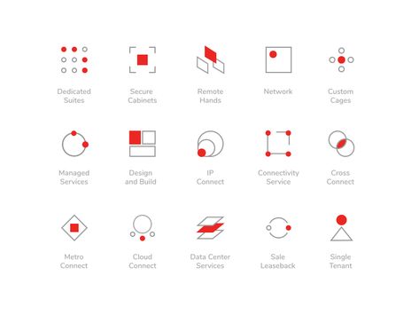 Data Center icons - Abstract Set by Alena Sokolova on Dribbble Abstract Icons Design, Unique Icon Design, Data Icon Design, Abstract Icon Design, Abstract Iconography, Minimal Icon Design, Add Symbol, Connectivity Design, Infographic Icons