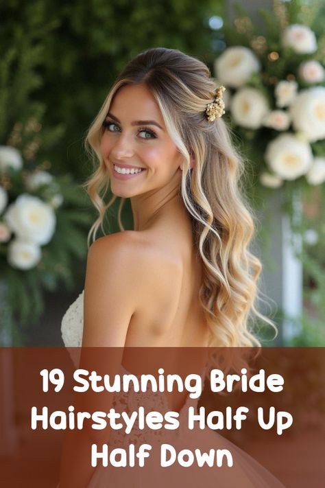 Did you know that the bride hairstyles half up half down trend is taking the wedding world by storm? From romantic waves to chic curls, these versatile styles offer the best of both worlds, adding a touch of elegance to any bridal look. Discover the stunning options that'll make your big day unforgettable—your guests won't stop raving about your stunning do!