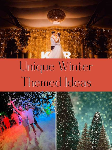 Party Themes Middle School, Winter Homecoming Themes, Winter Formal Themes Ideas, Prom Themes Winter Wonderland, Winter Wonderland High School Dance, Formal Ball Themes Ideas, Semi Formal Dance Themes, Themes For Dances, Holiday Dance Theme