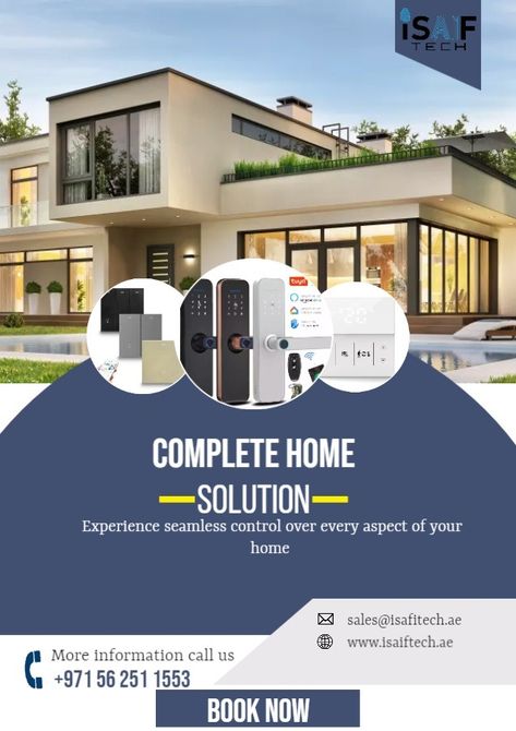 Transform Your Home with Smart Automation: Effortless Convenience and Enhanced Living. #iSaifTech #HomeAutomation #SmartTechnology #SmartHome Smart Automation, Home Lift, Smart Home Automation, Smart Technologies, Creative Ads, Photoshop Design, Home Automation, Post Design, Smart Home