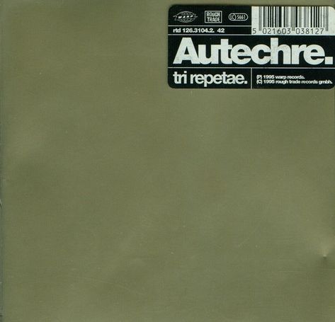 SearchSystem™ on X: "The Designers Republic (TDR) / Warp Records / Autechre / Tri Repetae / Album Cover / 1995 [https://t.co/5Hdtt0LDpp] https://t.co/2e2RqBxoXq" / X Techno Album Covers, Rough Trade Records, Warp Records, Designers Republic, Republic Records, Eros And Psyche, Rough Trade, Instagram Website, Graphic Inspiration