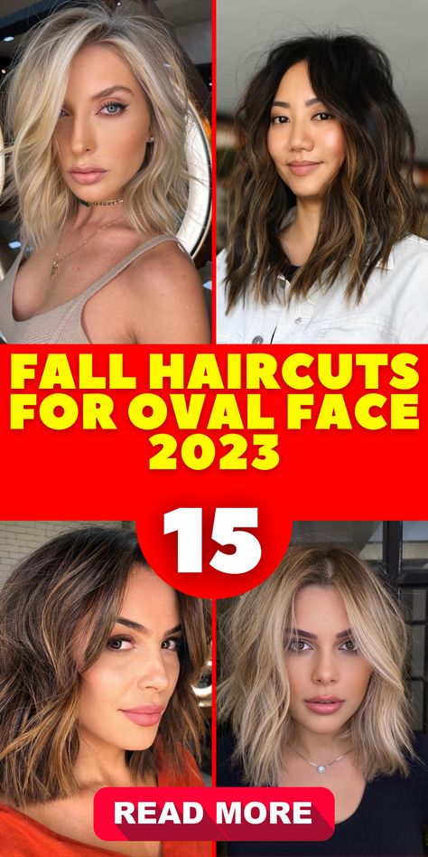 Haircuts For Oval Faces 2023, Haircuts For Long Oval Faces For Women, 2023 Hair Trends For Oval Face, Short Hair For Face Shape, Medium Length Haircut For Fine Hair Oval Face, Medium Length Haircuts For Oval Faces, Hair Styles For An Oval Shaped Face, Medium Hairstyles For Oval Faces, Haircut For Long Face Shape For Women