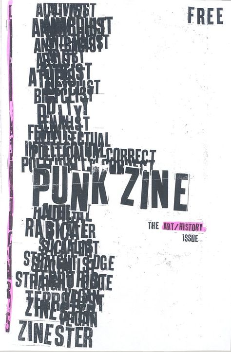 Zine Cover Ideas, Punk Typography, Punk Graphic Design, Punk Zine, Grunge Typography, Art Zine, Punk Poster, Zine Design, 타이포그래피 포스터 디자인