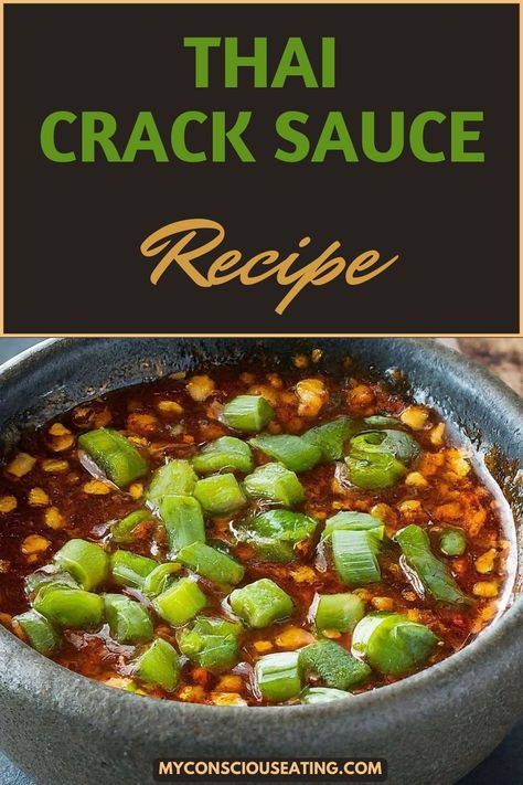 Thai Crack Sauce is a personal favorite for its addictive sweet and spicy kick. I use it to dress up everything from noodles to salads. Fresh garlic and quality fish sauce are essential for that authentic Thai flavor! #ThaiCrackSauce #LeonBistro #AsianCuisine Thai Chili Sauce Recipe, Thai Sauces, Creamy Sauce For Fish, Thai Sauce Recipe, Thai Dipping Sauce, Asian Dipping Sauce, Asian Sauces, Chili Garlic Paste, Chili Sauce Recipe