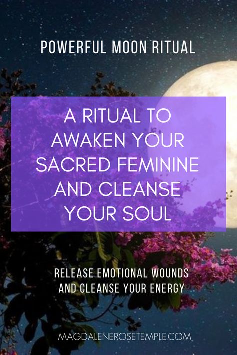 Powerful Moon Ritual to awaken your Sacred Feminine and Cleanse your Soul | Soul Consciousness Blog Cleanse Your Soul, Goddess Ritual, Guard Your Heart Quotes, New Moon Full Moon, Soul Cleansing, Moon Full, Moon Ritual, New Moon Rituals, Divine Feminine Spirituality