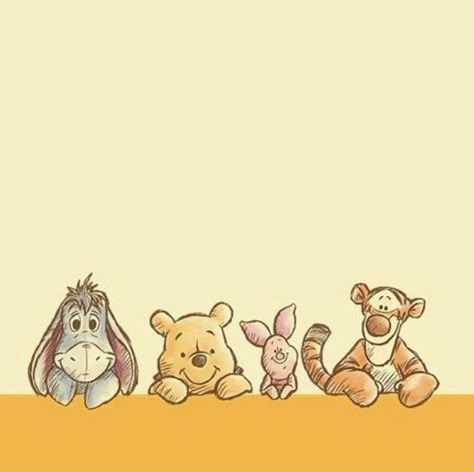 Piglet Drawing, Eeyore Tattoo, Pooh Drawing, Winnie The Pooh Tattoos, Winnie The Pooh Drawing, Tigger Winnie The Pooh, Pooh Corner, Pooh Pictures, Winnie The Pooh Nursery