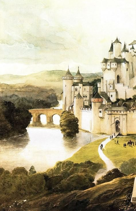 Cottagecore Medieval, Alan Lee Art, John Howe, Alan Lee, Roi Arthur, Knights Of The Round Table, Arthurian Legend, Arte Peculiar, Medieval Knights