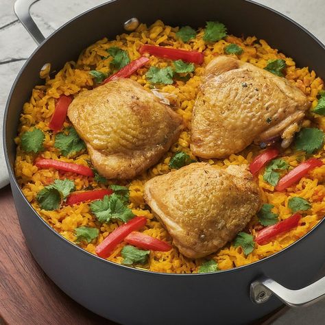 Brazilian Galinhada Recipe (Chicken + Rice Dish) - Instacart Galinhada Recipe, Chicken And Rice Dishes, Gluten Allergy, Real Foods, Rice Dish, Gluten Free Foods, Recipe Chicken, Chicken And Rice, Chicken Rice