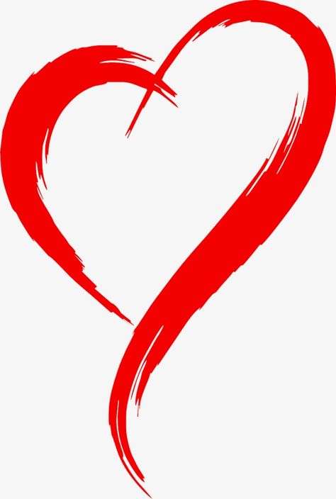 Red Heart Outline, Heart Outline Png, Red Heart Png, Hearts Images, Heart Pic, Different Hearts, Heart Brush, Heart Shapes Template, Heart Tattoo Design