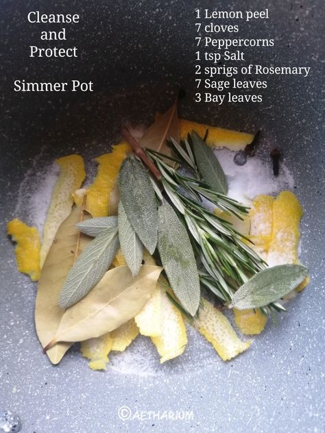 Herb Simmer Pot, Simmer Pot Spells Witchcraft, Sage Simmer Pot, New Home Cleansing Simmer Pot, Wicca Simmer Pot, Ostara Simmer Pot, Simmer Pots For Cleansing, Litha Simmer Pot, Cleansing Simmer Pot Recipes