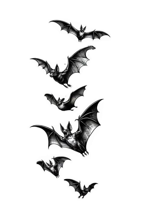 Funny Small Tattoos, Edgy Tattoos, Bat Sketch, Ash Kaash, Bats Tattoo, Bat Stencil, Bats Tattoo Design, Monster Sketch, P Tattoo