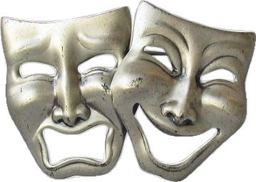 Theatre Faces, Emma Verde, Comedy Tragedy Masks, Drama Masks, Opera Mask, Tragedy Mask, Mask Aesthetic, Mask Drawing, Comedy Festival