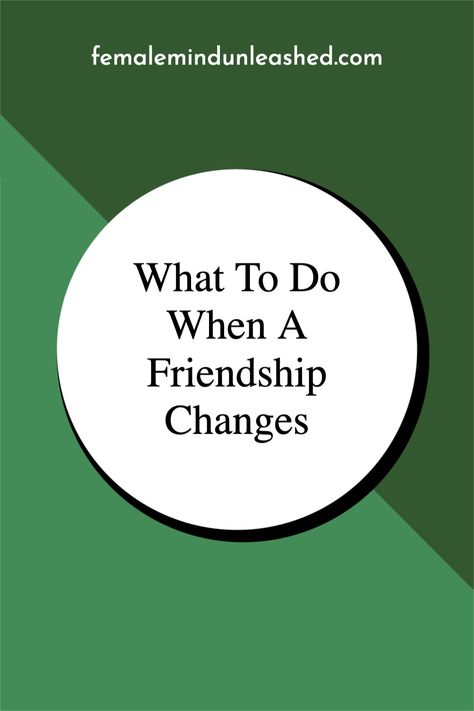 It's natural for friendships to change, but that doesn't mean it doesn't hurt. Read on for tips on how to cope and when to move on. #bff #friendships #bestfriends #changes When Friendships Change, How To Move On From A Toxic Friendship, Fixing Friendships, Boundaries In Friendships, Quotes About Friendship Changing, Losing Friendship, Qoutes About Change, Friendship Changes, Friendships Change