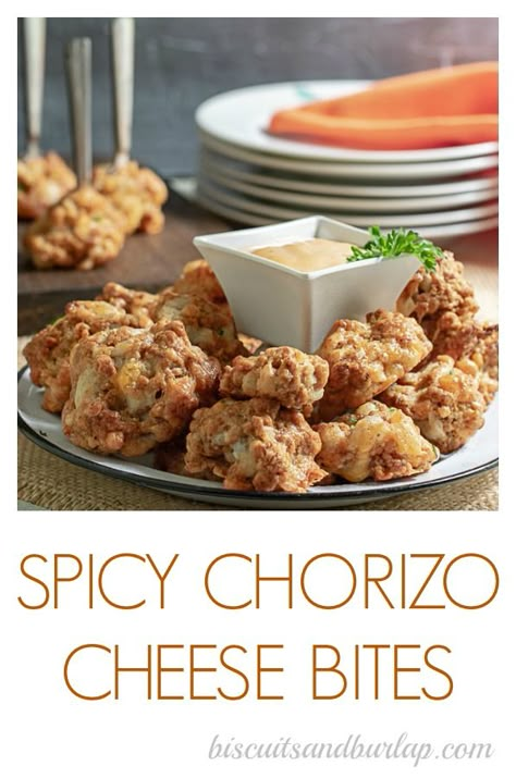 An update to the classic sausage ball recipe is made with Chorizo sausage and 4 Cheese Mexican Shredded Cheese. #sargento #sausageballs #chorizo #mexican #cheese #chorizoappetizer #appetizer #hotappetizer #ad PLEASE NOTE: This recipe is NOT gluten free. Recipes With Chorizo Sausage Links, Chorizo Appetizers For Party, Chorizo Sausage Balls, Chorizo Appetizer Recipes, Chorizo Balls, Mexican Chorizo Recipes, Recipes With Chorizo Sausage, Chorizo Recipes Appetizers, Socca Recipe