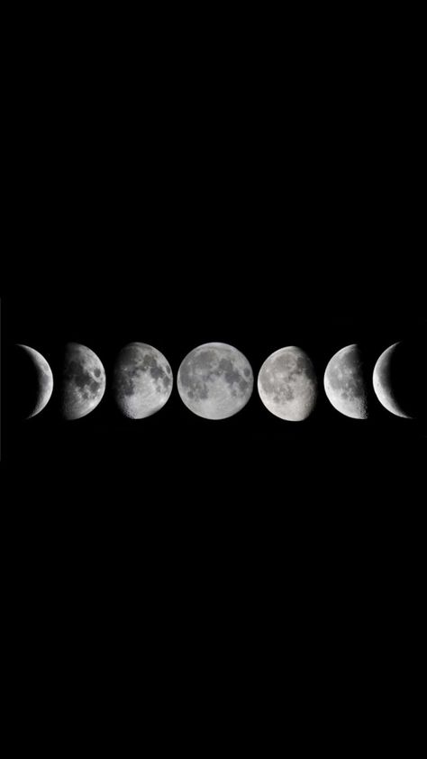 Moon Phases Simple, Cycle Background, Pretty Wallpapers Tumblr, Moon Cycle, Iphone Wallpaper Sky, Mood Images, Bedroom Murals, Funny Iphone Wallpaper, Iphone Obsession