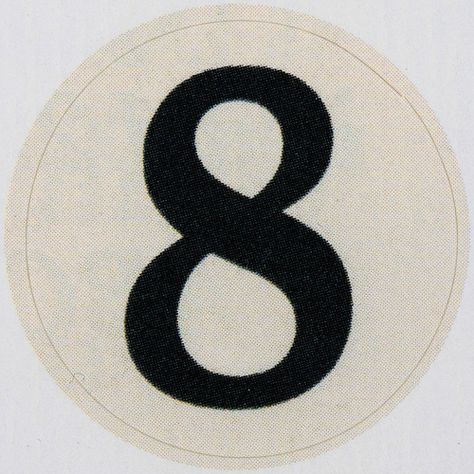 Vintage Sticker number 8 | Leo Reynolds | Flickr 8 Number Aesthetic, 8 Wallpaper Number, Number 8 Font, Number 8 Aesthetic, Polo Ralph Lauren Wallpaper, Tua Aesthetic, Every Last Word, Abstract Symbols, Number Wallpaper