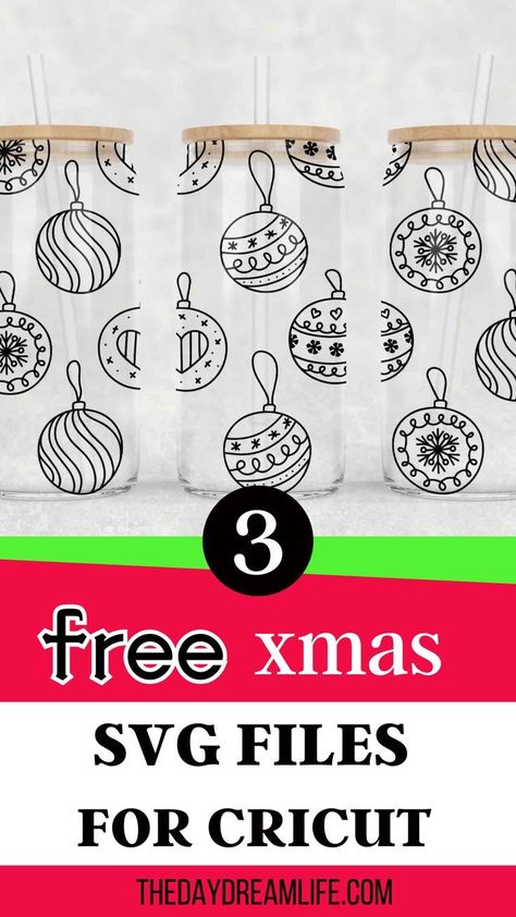 SVG files are perfect for all your holiday crafting needs, from creating custom t-shirts and signs to DIY decorations and more. Diy Christmas Silhouette, Christmas Tree Svg Files Free, Free Ornament Svg Files For Cricut, Designer Svg, Christmas Svg Files Free, Free Christmas Svg, Christmas Crafts For Adults, Free Monogram, Cricut Christmas