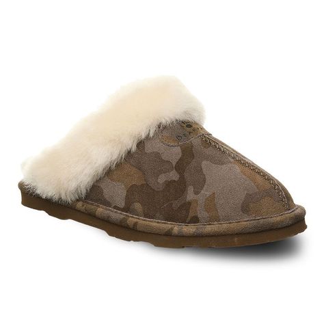 Step into cozy style with these Bearpaw Loki Exotic women's slippers. Step into cozy style with these Bearpaw Loki Exotic women's slippers. SLIPPER FEATURES Soft sheepskin collar and lining Treated with Neverwet technologySLIPPER CONSTRUCTION Suede, sheepskin upper Sheepskin lining EVA outsoleSLIPPER DETAILS Round toe Slip-on Sheepskin footbed Size: 11. Color: Brown. Gender: female. Age Group: adult. Slippers For Ladies, Bearpaw Slippers, Cozy Slippers, Bed Rest, Leopard Fabric, Sheep Skin, Exotic Women, Cozy Style, Sheepskin Boots