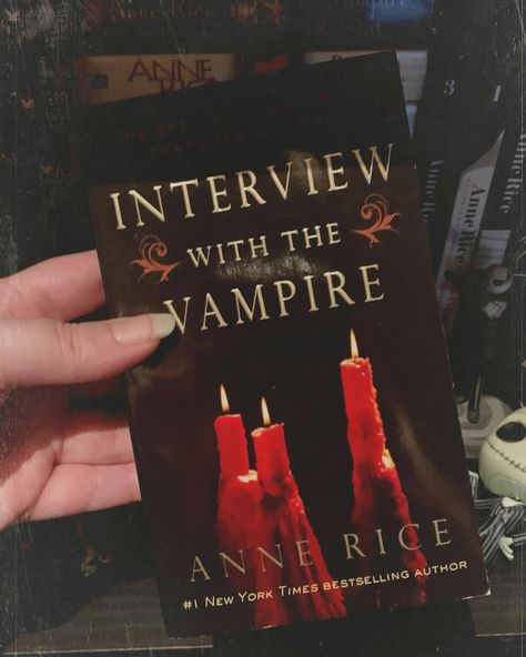 Interwebs say April but Anne Rice says it’s today so I’m not gonna question the real queen of the vampires. Interview with a Vampire was published on this day in 1976 by Anne Rice established the Vampire Chronicles universe and awoken vampires for a new generation and beyond. This is my copy from when I decided to finally read the season in the early 00’s after being in love with the movies from many years. I would love so many special editions of this book if I could and sadly will nev... 1800s Vampire, October Poetry, Sandra Core, Digital Bookshelf, Vampire Book, Red Vampire, Real Vampires, Gothic Books, Interview With A Vampire