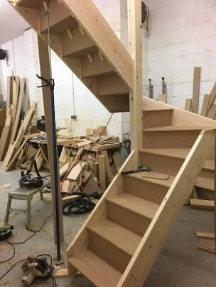 Loft Conversion Stairs, Straight Staircase, Winder Stairs, Loft Conversion Bedroom, Space Saving Staircase, Staircase Kits, Loft Staircase, Attic Staircase, Types Of Stairs