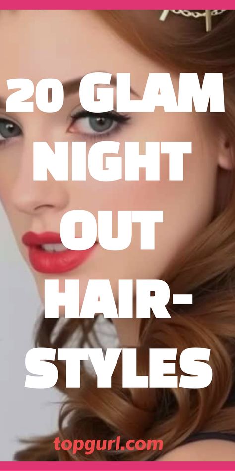 Glamorous Hairstyles for a Night Out Hairstyles For Casino Night, Hairstyle For A Formal Event, Hair Styles For A Gala, Long Hairstyles For Cocktail Party, Glam Updo Hairstyles For Long Hair, Hair For Fancy Events, Casino Theme Party Hairstyle, Easy Hair For Gala, Dressy Hairstyle Down