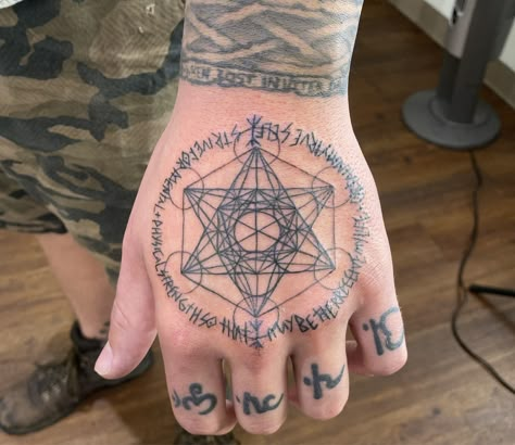 Metatron Cube Tattoo, Cube Tattoo, Alchemy Tattoo, Metatron Cube, Half Sleeve Tattoos Forearm, Chakra Tattoo, Sacred Geometry Tattoo, Geometry Tattoo, Neck Tattoo For Guys