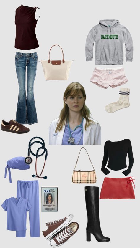 #greysanatomy #meredithgrey #tv #outfitinspo Meredith Grey, Grey Outfit, Greys Anatomy, Fitness Inspo, Anatomy, Tv, Outfit Inspo, Grey, Clothes