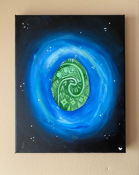 Moana the heart of the sea, te fiti Te Fiti Painting, Moana Inspired Paintings, Easy Painting Ideas Disney, Moana Chalk Art, Moana Paintings Easy, Meaningful Canvas Painting Ideas, Moana Canvas Painting, Moana Art Painting, The Summer I Turned Pretty Painting