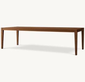 French Contemporary Rectangular Extension Dining Table | RH Extension Dining Table, Welcome To The World, To The World, Dining Table, The World