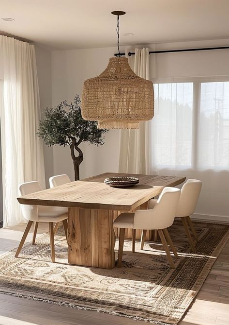 Cream Home Decor Aesthetic, Peaceful Dining Room, Living Room Inspo Cozy Small Spaces, Beige Aesthetic Dining Room, Small Neutral Dining Room, Beige Aesthetic House, Warm Neutral Dining Room, Beige House Aesthetic, Beige Apartment Aesthetic